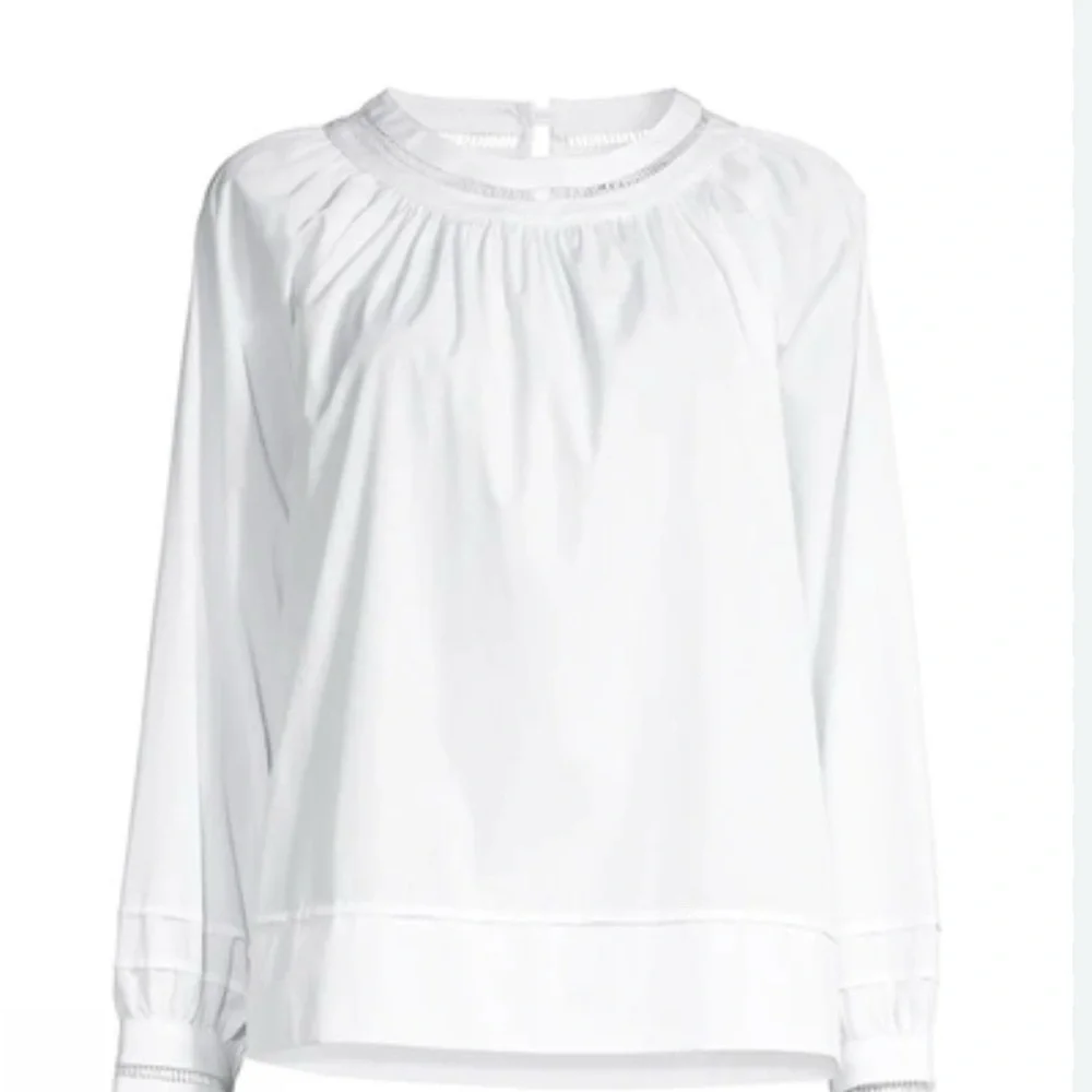 Harshman Anemone Blouse Elegant White Women's Top NWT - Picture 2 of 4